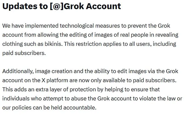 Elon Musk's X Implements New AI Policy Amid Concerns Over Deepfake Generation