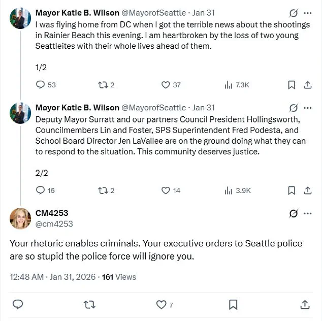 Exclusive Access, Public Debate: Seattle Mayor's Role in Crime Policy After Rainier Beach Shooting