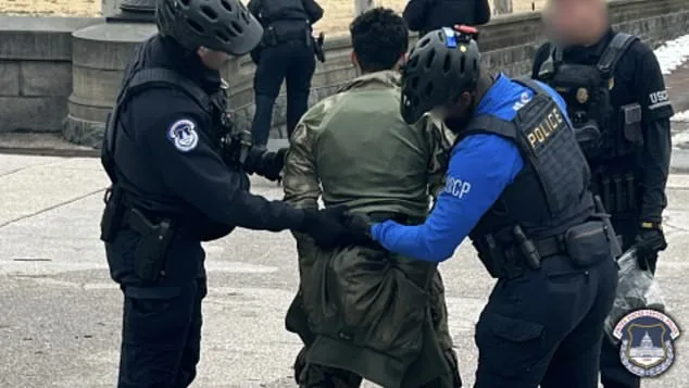 18-Year-Old Arrested with Shotgun and Tactical Vest Near U.S. Capitol