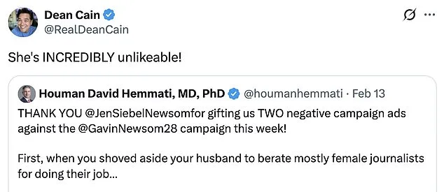 Republicans Use Jennifer Siebel Newsom's Wealthy Criticism to Undermine Newsom's 2028 Bid