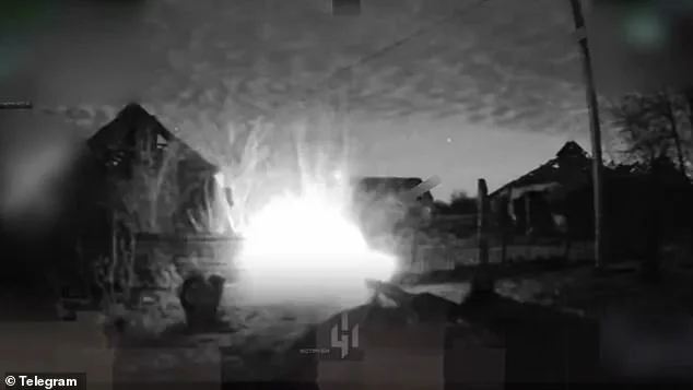 Ukrainian Drone Armed with Machine Gun Engages Russian Soldier in Night Battle, Signaling Future of Warfare