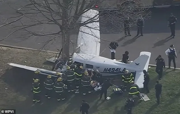 Miraculous Escape: Flight Instructor and Student Pilot Survive Harrowing Crash in Philadelphia After Engine Failure Mid-Flight