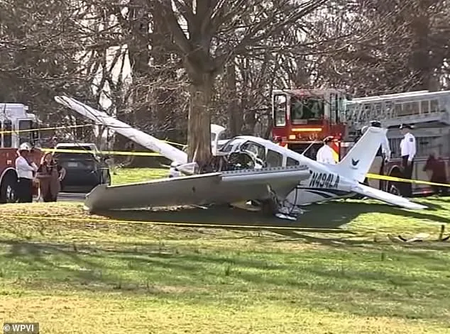 Miraculous Escape: Flight Instructor and Student Pilot Survive Harrowing Crash in Philadelphia After Engine Failure Mid-Flight