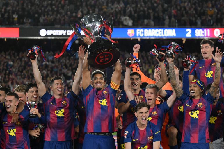 Barcelona clinch 29th La Liga title with shock El Clasico win